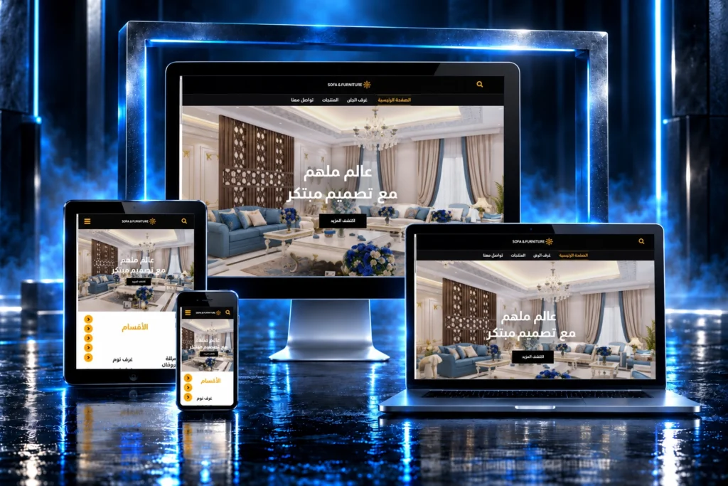 أعمال تصميم المواقع